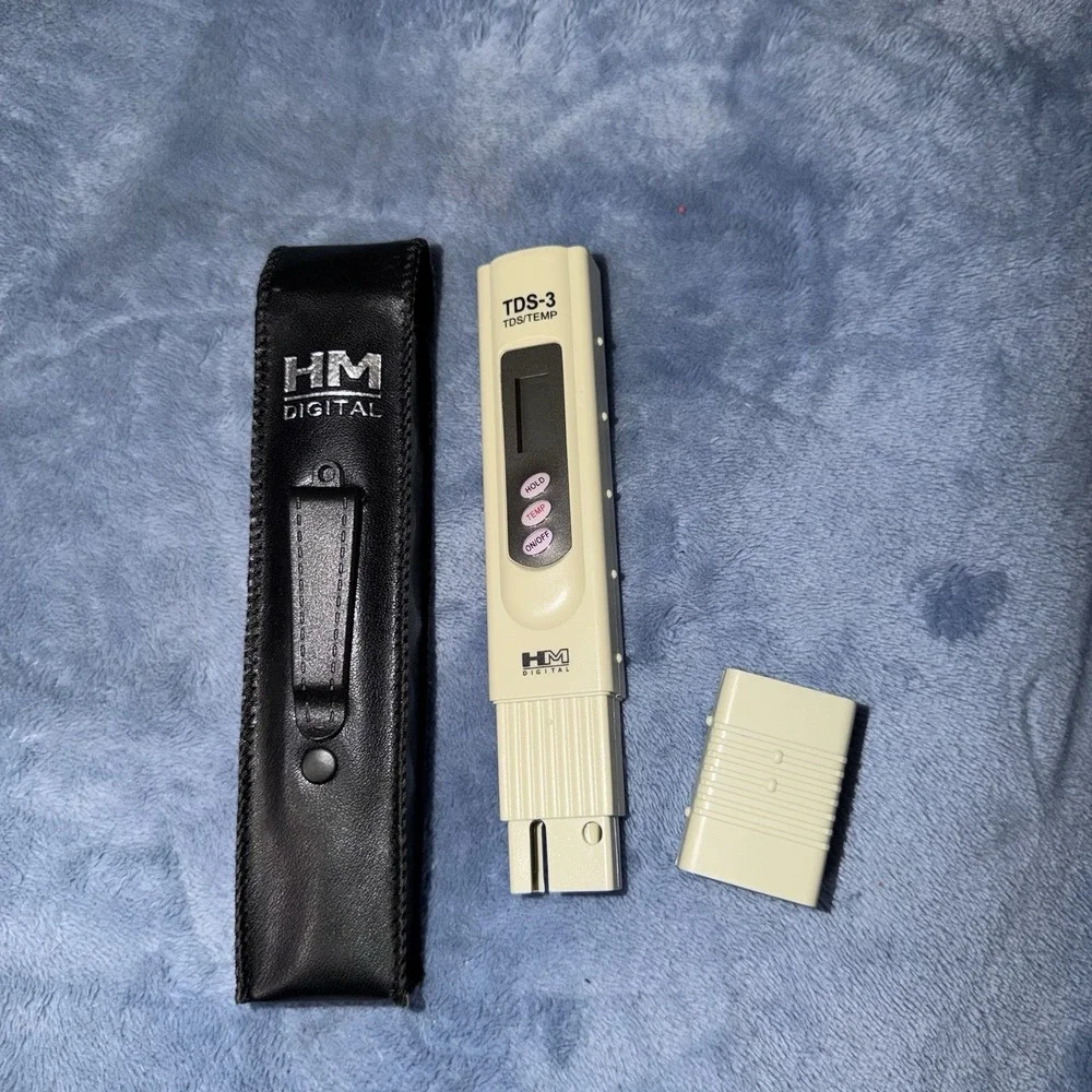 HM Digital TDS-3 Handheld TDS Meter With Carrying Case, 0 - 9990 ppm TDS